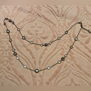 Brighton Europa Crystal Scroll Necklace